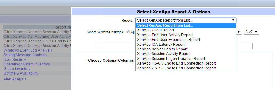 windows performance monitoring for citrix xenapp 6.5